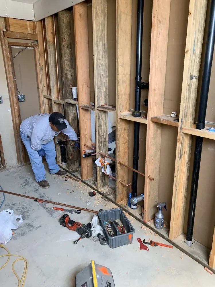 Commercial rough-in plumbing for Water Heater Replacement in Tropical Pines